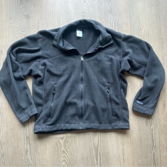 Patagonia Men’s Radiant Jacket medium Gray Full Zip Fleece polartec Casual - Picture 3 of 11